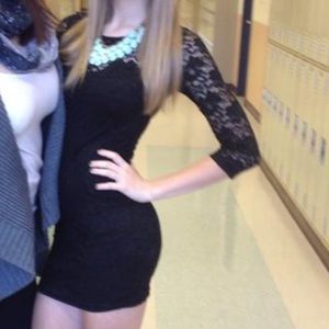 Forever 21 Dresses - Black lace bodycon dress Forever 21 Dresses - Black lace bodycon dress